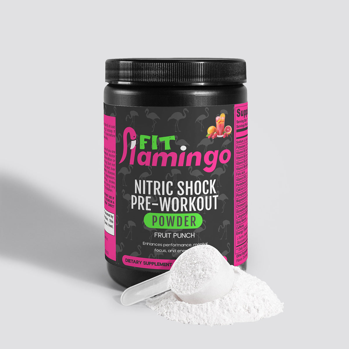 Nitric Shock Pre-Workout Powder (Fruit Punch)